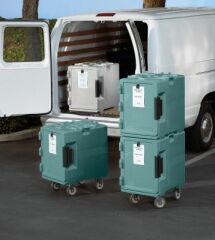 Cambro UPCS400 Thermobox Önden Çıkarılabilir Kapak Polietilen Yemek Taşıma Küveti GN 1/1 10 CM X 4