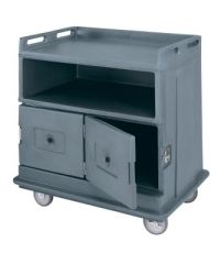 Cambro MDC24 Insulated Beverage Trolley With Wire Shelves 4 X GN 1/1 6.5 CM Capacity Brown