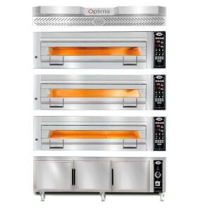 GMG Pasta Börek Fırını 3 Katlı Mayalama Kabinli Optima Serisi PB3M-128