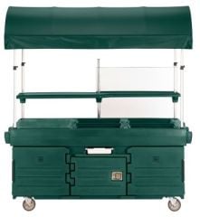 Cambro KVC854C CAMKIOSK 4P Gölgelikli Ticari Otomat Arabası