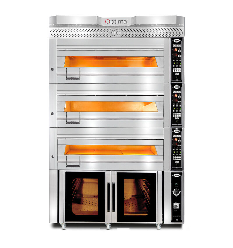 GMG Pasta Börek Fırını 3 Katlı Mayalama Kabinli Optima Serisi PB3M-84