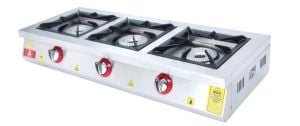 DRN Set Üstü Ocak, 3 Ocaklı, Doğalgazlı, DRNLOS-3