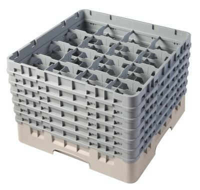 Cambro 16S1058 16 Bölmeli Bardak Basketi H: 27,8 cm 4X4X5