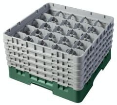 Cambro 25S958 Glass Basket with 25 Compartments H:25.8 cm 5X5X5 Brown