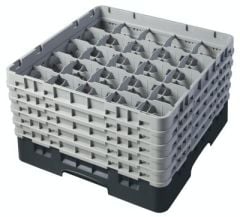 Cambro 25S958 Glass Basket with 25 Compartments H:25.8 cm 5X5X5 Brown