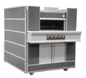 Empero Gazlı Pide Lahmacun Fırını Emniyet Ventilli, İç Ölçü 100*120 PLF.D2