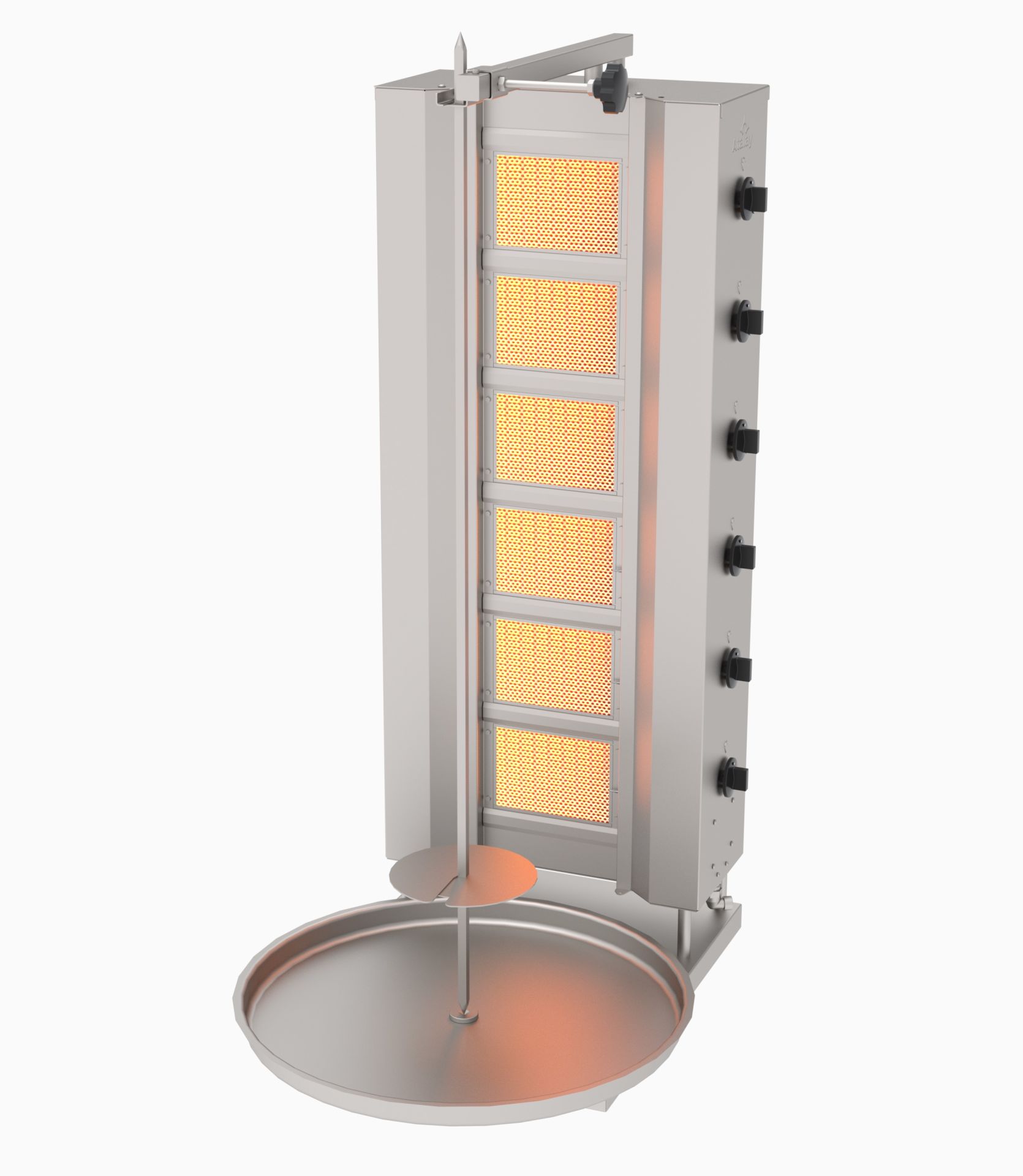 ATALAY Doner Kebab Cooker 6 RADIANS AND FIXED GAS., ADG-6 S Doner Kebab Cookers ATALAY ADG-6 S