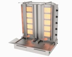 Atalay Döner Ocağı 5+5 Radyanlı Alttan Motorlu Gazlı., Adg-5+5 A Döner Ocakları   Atalay Adg-5+5 A