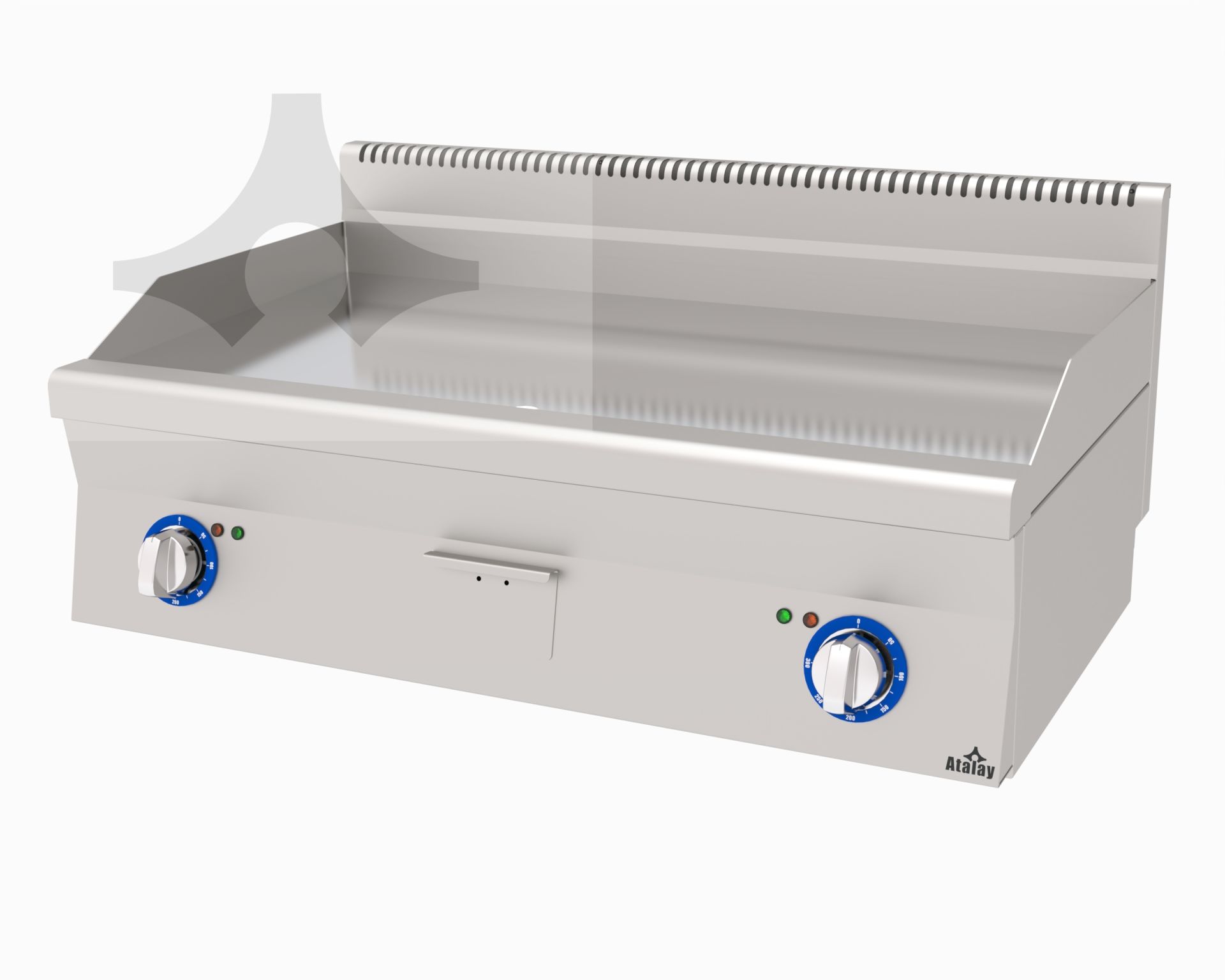 Atalay E-Aeı-1060 Elektrikli Izgara, Düz Pişirme Yüzeyi 1000X600X300 Mm