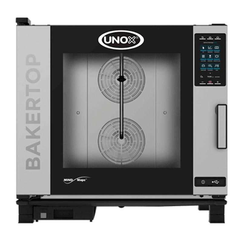 Unox Bakertop Plus Kombi Fırın, Gazlı, 6 Tepsi Kapasiteli, 60x40 cm - XEBC-06EU-GPRM
