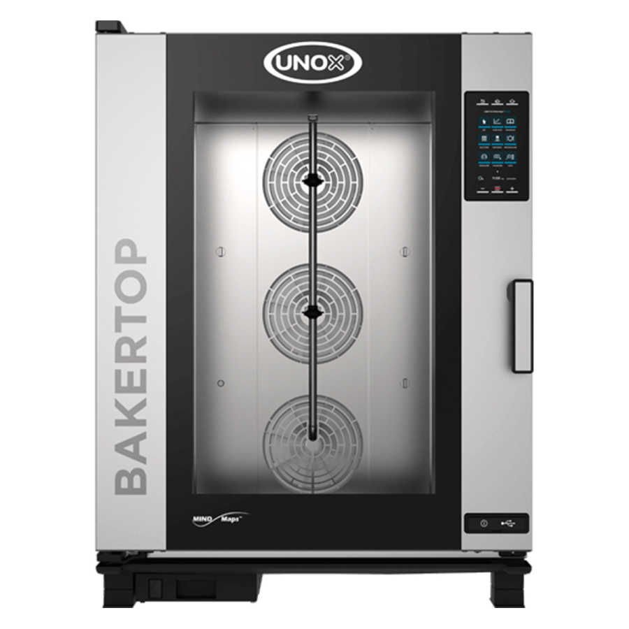 Unox Bakertop Plus Fırın, Gazlı, 10 Tepsi Kapasiteli, 60x40 cm - XEBC-10EU-GPRM