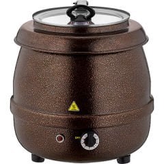 Remta CB11 Soup Warmer Round Copper 9 lt