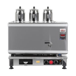 Ateşe Titanium İnoks Akıllı Dijital Çay Makinesi - 3 Demlikli - TIGE03