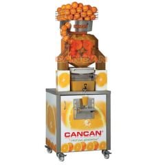 Cancan 0208 Refrigerated Automatic Orange Juicer Machine With Trolley