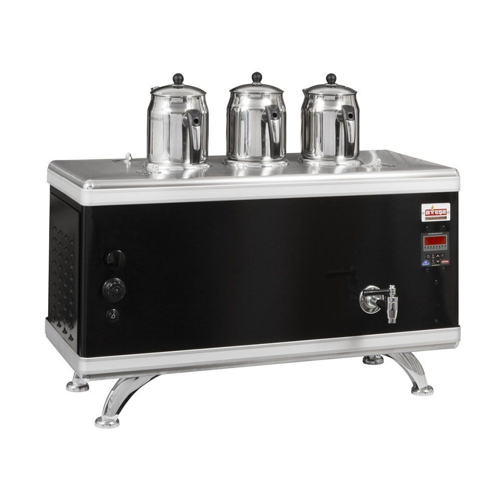 Ateşe Titanium Compact Akıllı Statik Çay Kazanı - 4 Demlikli - TCSGE04