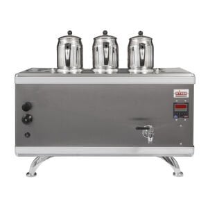 Ateşe Titanium Compact Akıllı inoks Çay Kazanı - 2 Demlikli - TCIGE02