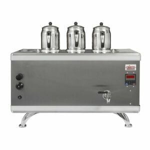 Ateşe Titanium Compact Akıllı inoks Çay Kazanı - 4 Demlikli - TCIGE04