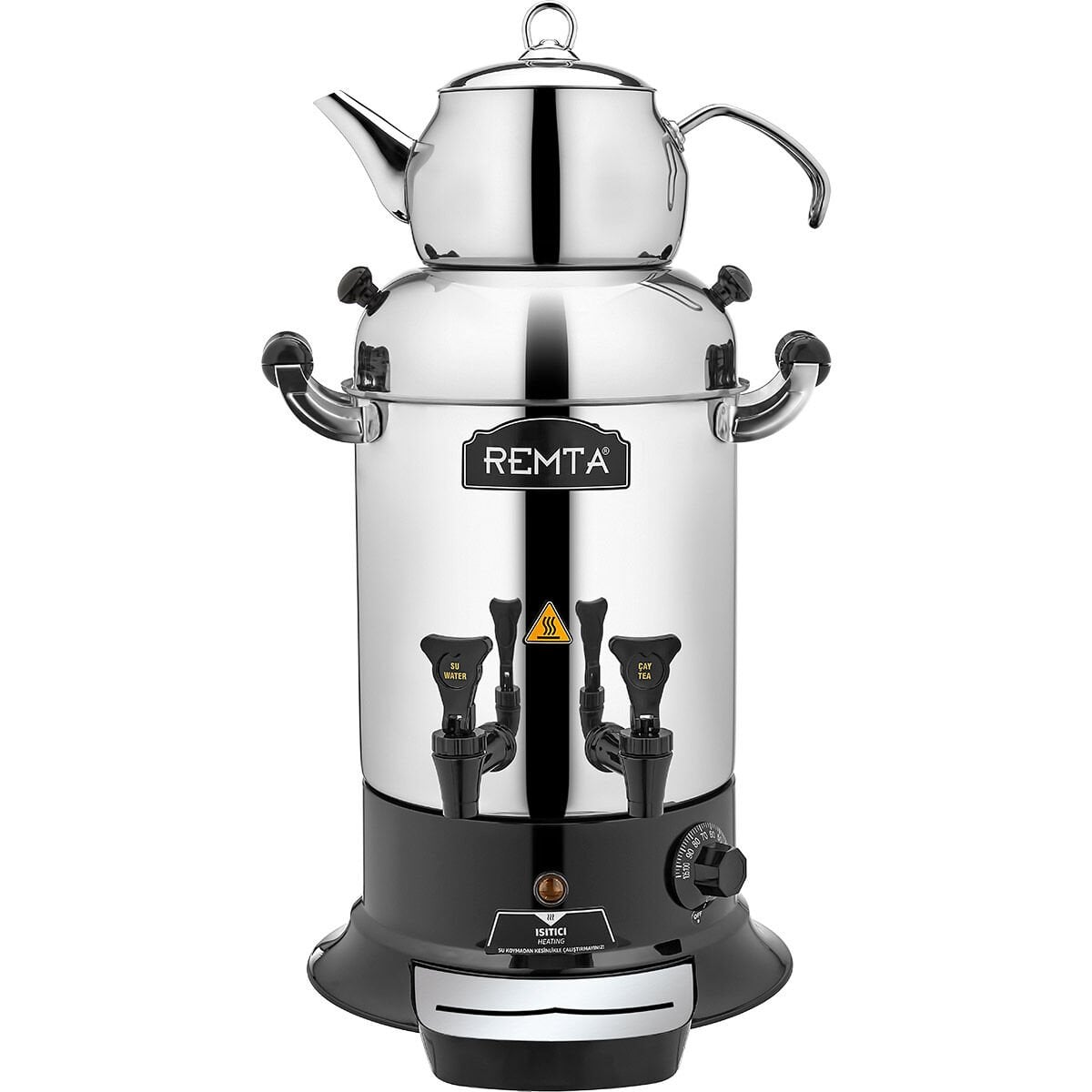 Remta R26 Midi Çay Makinesi, Çift Demlikli, 80 Bardak Kapasiteli, 9 Lt