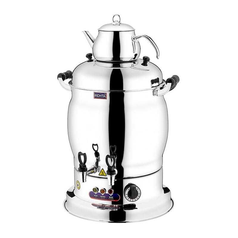 ماكينة صنع الشاي من ريمتا R26 ميدي ، مصفاة مزدوجة ، سعة 80 كوب ، 9 لتر