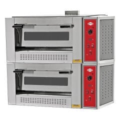 Empero Gas Pizza Oven Two Layer Ø 300 Mm*4+4 Pizza EMP.4+4G