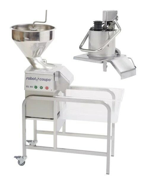 Robot Coupe CL 55 Vegetable Chopper, 2 Heads, Stand, 230 V, 2244