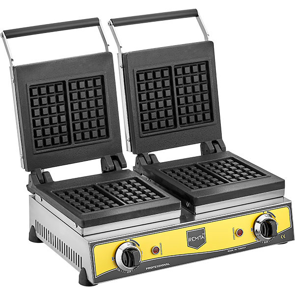 Remta W14 Çiftli Kare Waffle Makinesi