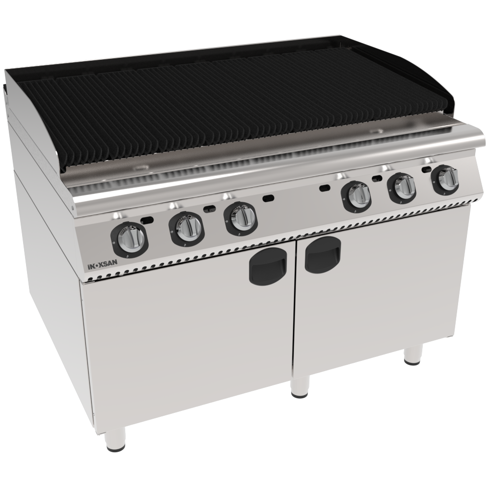 Dev Kapasite, 6 Bölge Kontrolü: İnoksan INO-9LG30 - 1.5 Modül Sulu Lavataşlı Izgara (30.9 kW)