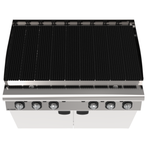 Dev Kapasite, 6 Bölge Kontrolü: İnoksan INO-9LG30 - 1.5 Modül Sulu Lavataşlı Izgara (30.9 kW)