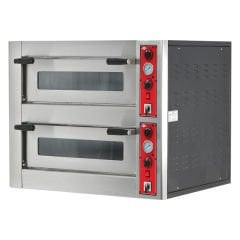 Empero Elektrikli Pizza Fırını İki Katlı Ø 330 Mm*4+4 Pizza EMP.8+8