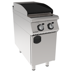 İnoksan INO-9ZG10 Perfect 900 Serisi Gazlı Sulu Izgara (10,3 kW, 1/2 Modül, Çift Kontrol) - 40 cm Genişlik