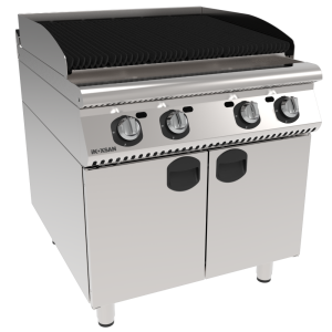 İNOKSAN INO-9ZG20 Profesyonel Sanayi Tipi Sulu Izgara - 80 cm Gazlı Döküm Izgara (20.6 kW)