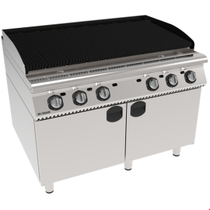 İNOKSAN INO-9ZG 30 Profesyonel Sanayi Tipi Sulu Izgara 120 cm - Dolaplı, Gazlı Döküm Izgara (30.9 kW)