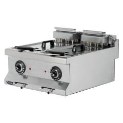 Empero Electric Fryer, 2X10 Lt, 60 Series EMP.6FE020