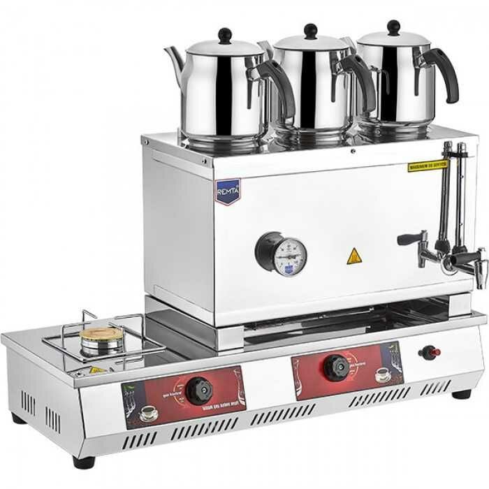 Remta N13(E) 55 Model 3 Demlikli Gazlı (CE) + Elektrikli Çay Ocağı 33 lt