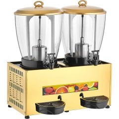 Remta ST29 Elegance Çiftli Şerbet ve Ayran Soğutucu 20+20 lt (Gold)