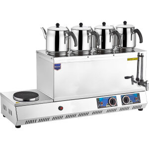 Remta K33 Tea Boiler with Four Teapots Electric 58 Lt