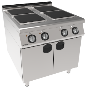 طباخ كهربائي İnoksan 9KE20 Perfect 900 Series مع خزانة ، 4 أطباق مربعة