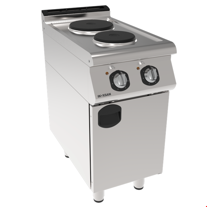 İNOKSAN INO-7KE 10 Elektrikli Kuzine: 2 Gözlü Dolaplı Ocak (4.6 kW)