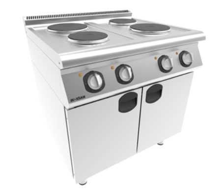İnoksan Perfect 700 Series Electric Cooker, Cabinet, 4 Plates, INO-7KE20
