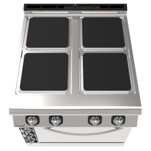 İNOKSAN INO-9KE23 Fırınlı Elektrikli Endüstriyel Ocak | Turbo Fanlı, 4 Plakalı, GN 2/1 Uyumlu, 22 kW Kombi Ünite