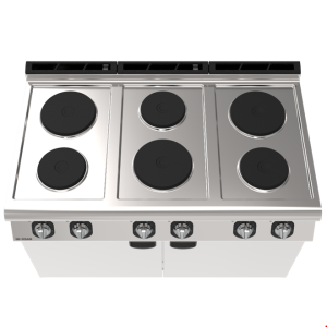 İNOKSAN INO-7KE 30 Elektrikli Kuzine: 6 Gözlü Geniş Dolaplı Ocak (13.8 kW)