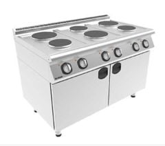 İnoksan Perfect 700 Seri Elektrikli Ocak, Dolaplı, 6 Pleytli, INO-7KE30