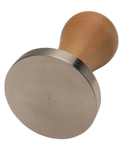 VNX TWH-58-N Ahşap Saplı Kahve Tamperi 58 mm – Naturel | Profesyonel Espresso Sıkıştırıcı