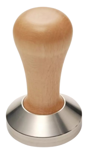 VNX TWH-58-N Ahşap Saplı Kahve Tamperi 58 mm – Naturel | Profesyonel Espresso Sıkıştırıcı