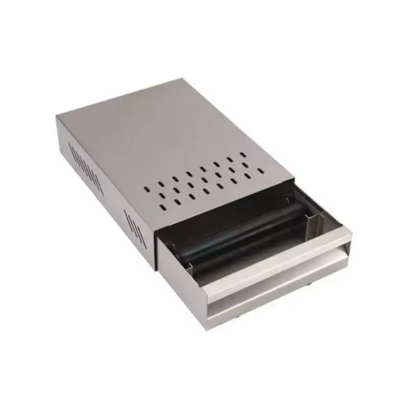 VNX CKDL-INOX Espresso Kahve Posa Çekmecesi 304 Paslanmaz Çelik 25x35x7 cm | Profesyonel Knock Drawer