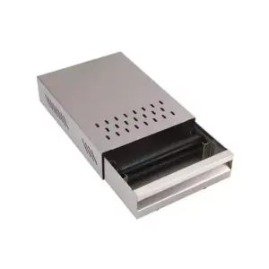 VNX CKDL-INOX Espresso Kahve Posa Çekmecesi 304 Paslanmaz Çelik 25x35x7 cm | Profesyonel Knock Drawer