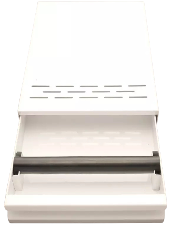 VNX CKDL-W Espresso Kahve Posa Çekmecesi Beyaz 25x35x7 cm | Profesyonel Barista Knock Drawer