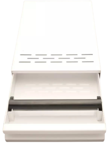 VNX CKDL-W Espresso Kahve Posa Çekmecesi Beyaz 25x35x7 cm | Profesyonel Barista Knock Drawer