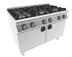 فرن غاز انوكسان مع خزانة ، 6 شعلة ، INO-7KG30