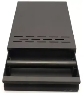 VNX CKDL-B Espresso Kahve Posa Çekmecesi Siyah 25x35x7 cm | Profesyonel Knock Drawer